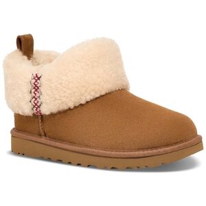 UGG Classic Ultra Mini Braid Slip-On Booties